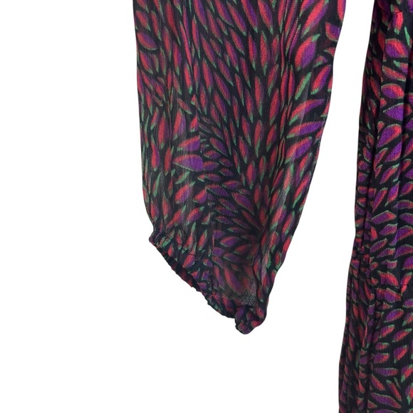 Ba&sh - Women’s Mini Dress, “Grace” Pleating, Flowy - Purple, Size US Medium / 2 - Picture 12 of 16